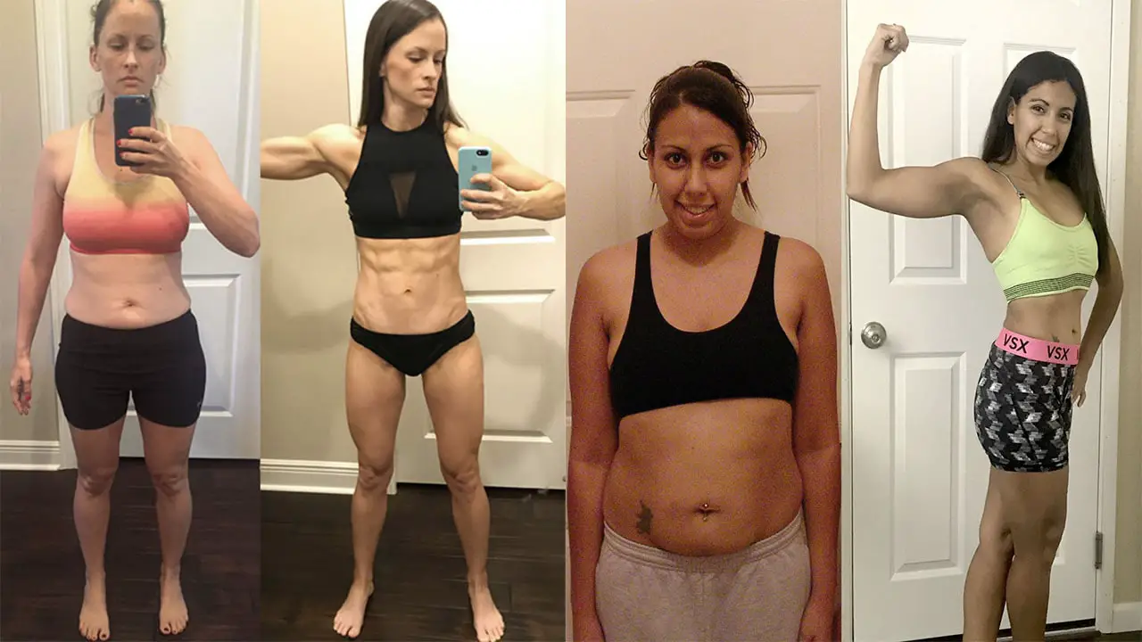CrossFit Female Before and After Look