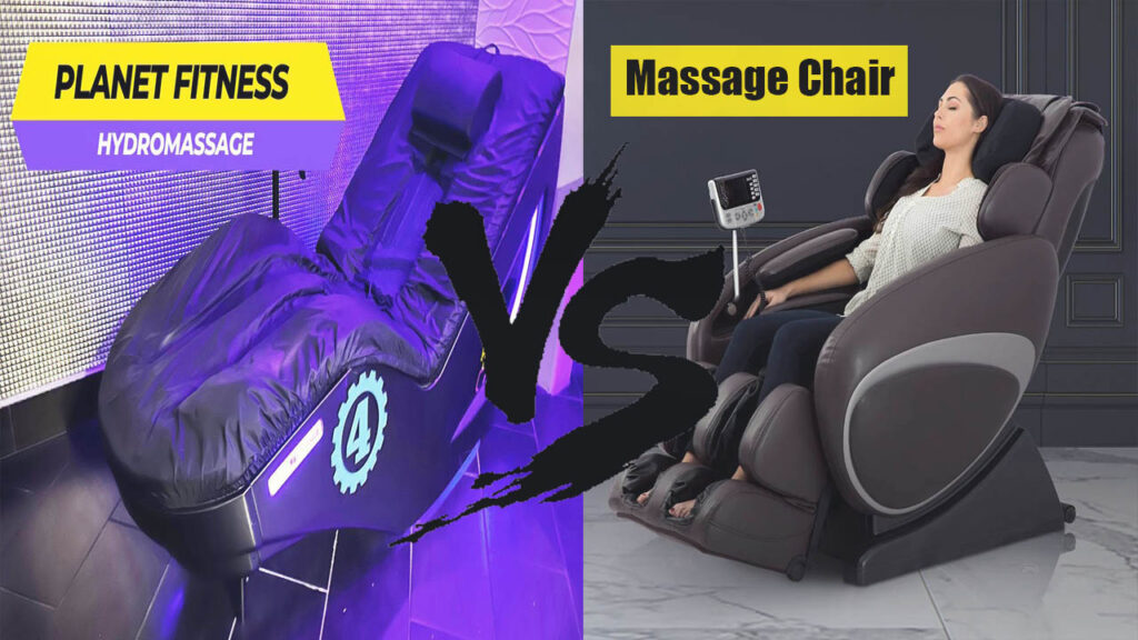 Planet Fitness Hydro Massage vs Massage Chair