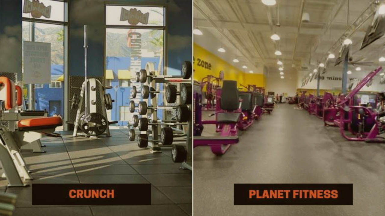 Planet Fitness vs Crunch