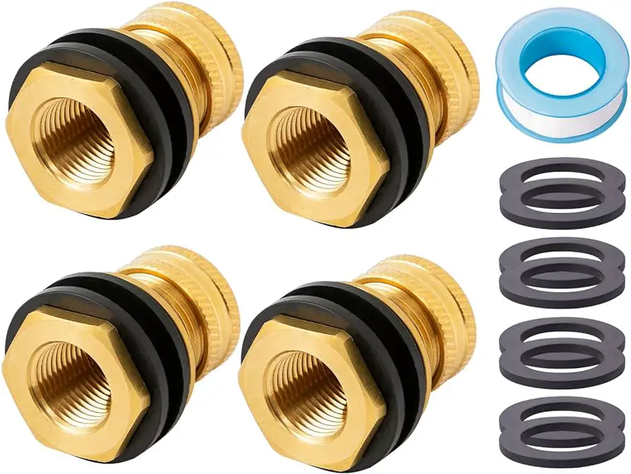 How Many Wraps of Teflon Tape on Brass Fittings